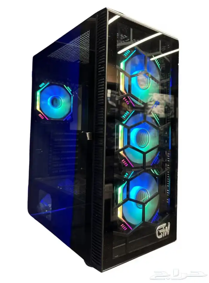 كيس بيسي قيمنق GTW - GT-F7CB005 لون اسود بي 4 مراوح 0