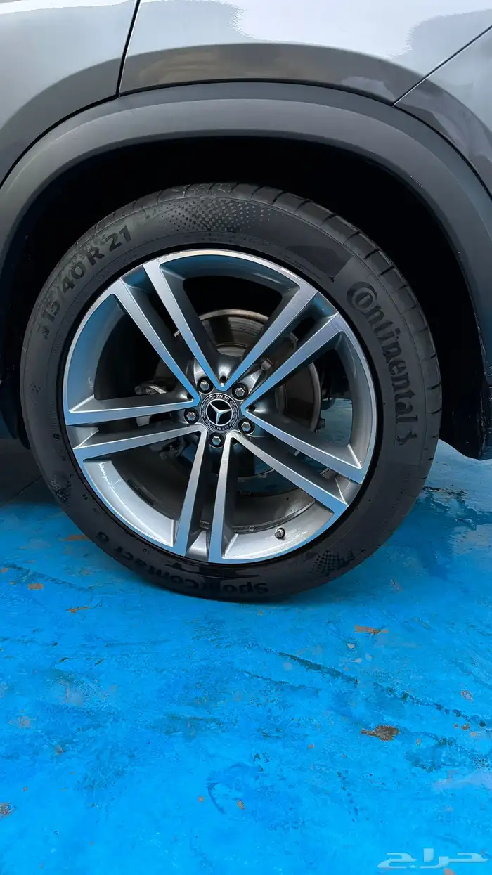 مرسيدس جنوط 21 اصلي كفرات طقم جديد كنتنتال سعره جديد 0