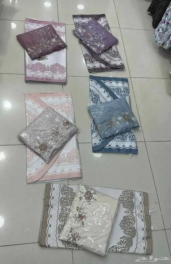 اطقم تركي .سجاد .شراشف وسجادات صلاه جميع الموديلات 8