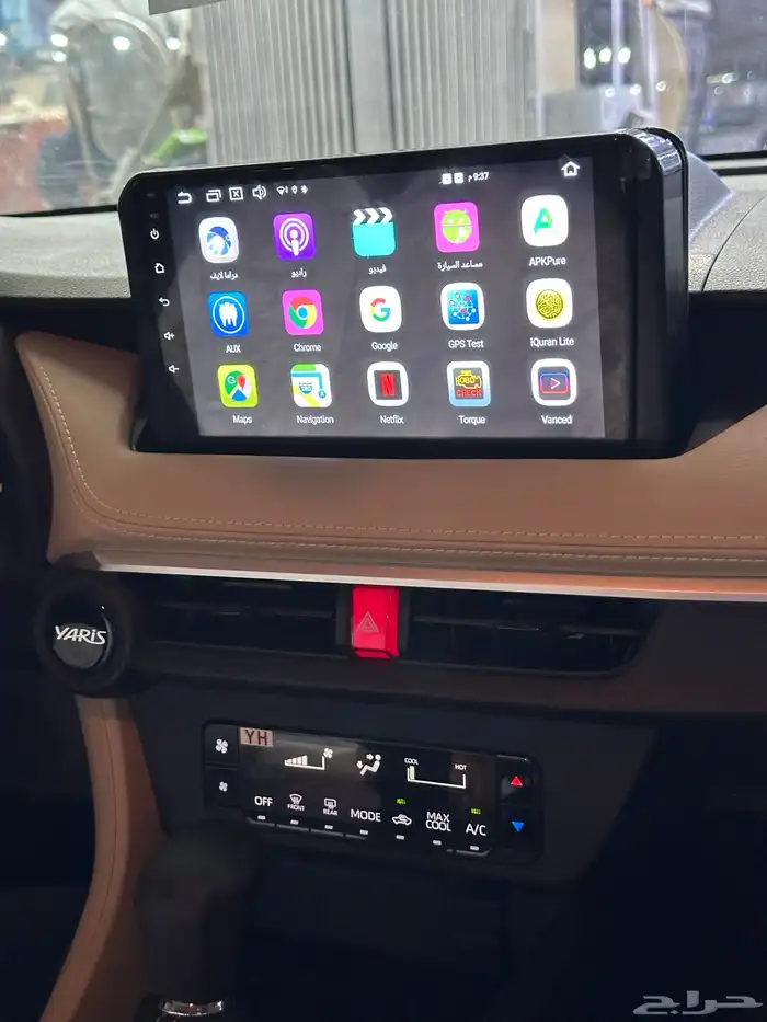 تركيب شاشه. يارس 2023. 2024.Screen installation. Yaris 2023 4