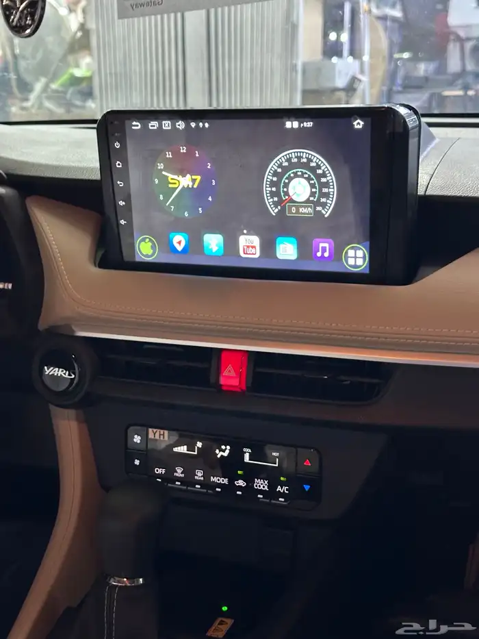 تركيب شاشه. يارس 2023. 2024.Screen installation. Yaris 2023 3