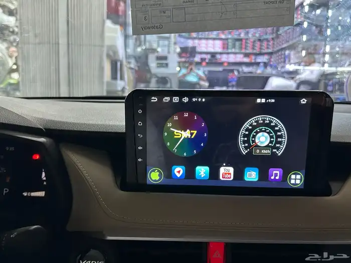 تركيب شاشه. يارس 2023. 2024.Screen installation. Yaris 2023 0