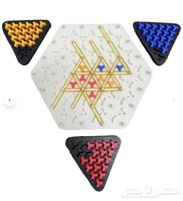 ألعاب عائلية تريغل تريجل مثلثات حرب المطاط Triggle Game 0