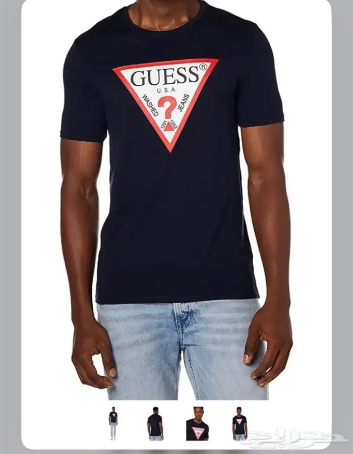 تي شيرت رجالي ماركة جس وكالفن Guess  CK 0