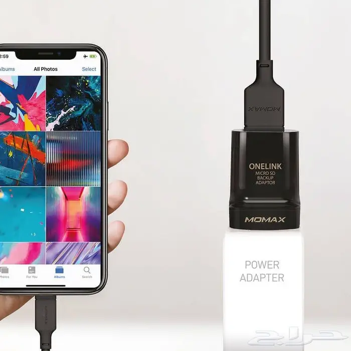 موماكس   محول نسخ احتياطي وزيادة مساحة آيفون 1