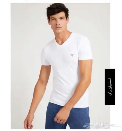 تي شيرت رجالي ماركة جس وكالفن Guess  CK 4