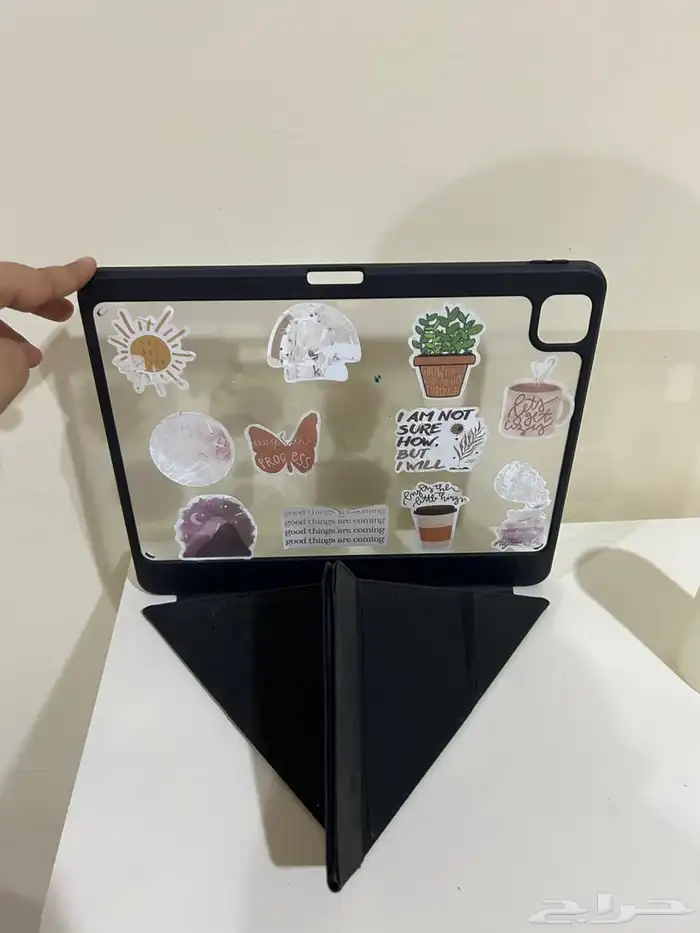 كفر ايباد برو مع غلاف ومكان للقلم جميل مع ملصقات لطيفة 5