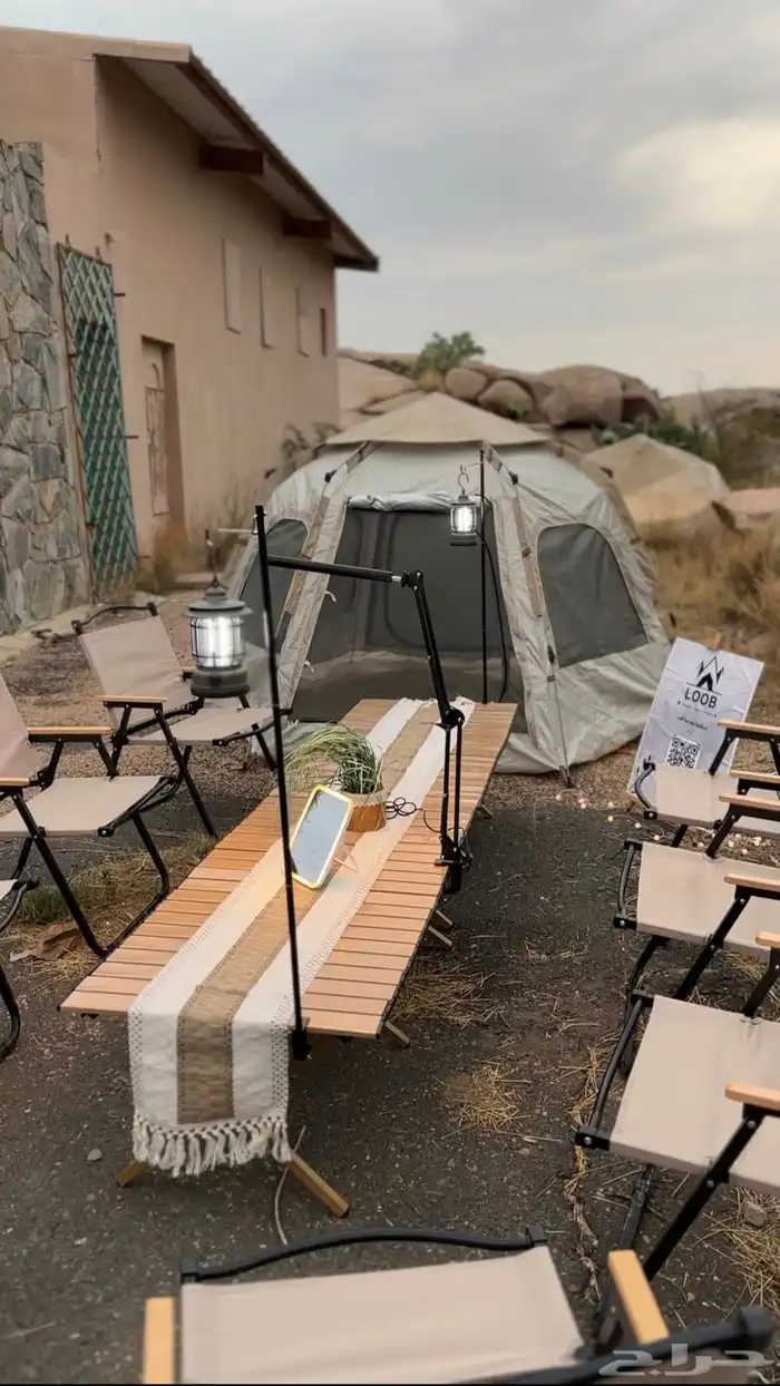 خيمة وكراسي للأيجار 2