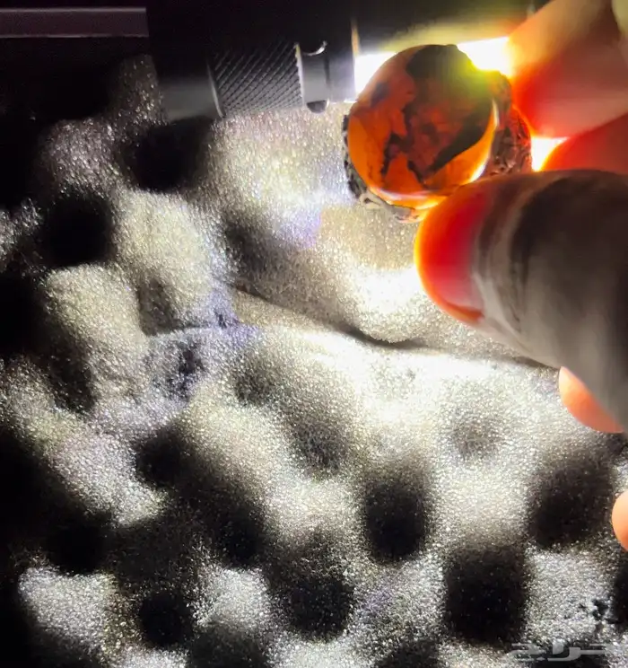 خاتم عقيق يمني مزعفر 200 عرض خاص 5