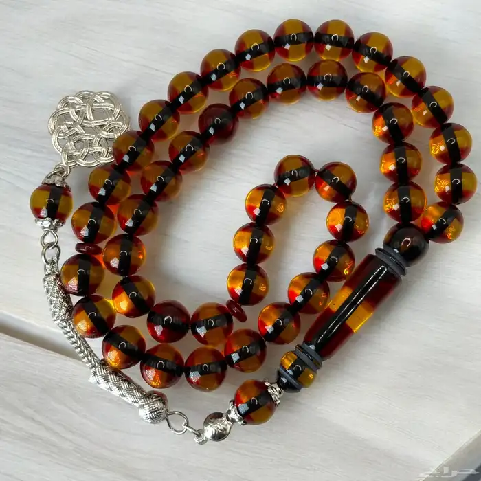 سبحة بكلايت حرباء متموج بلونين مميزه 0