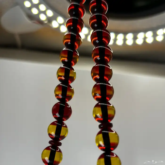 سبحة بكلايت حرباء متموج بلونين مميزه 1