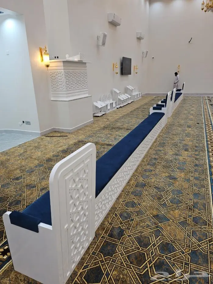 تكاية مساندظهر مساجد دواليب وحوامل مصاحف ديكورات مساجد 86