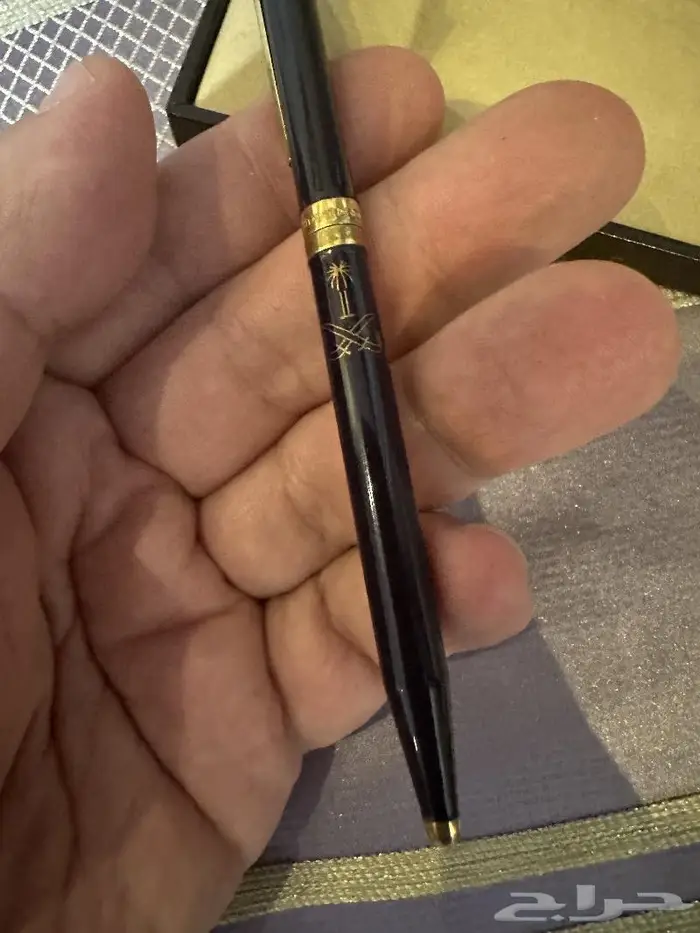 تم البيع قلم ديبون نادر جدااا إصدار خاص بشعار السعودية 5