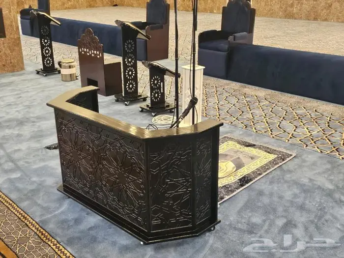 تكاية مساندظهر مساجد دواليب وحوامل مصاحف ديكورات مساجد 85