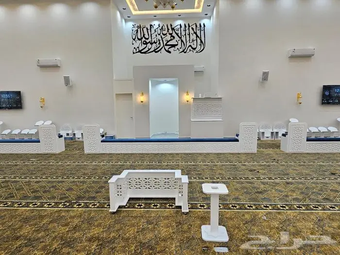 تكاية مساندظهر مساجد دواليب وحوامل مصاحف ديكورات مساجد 91