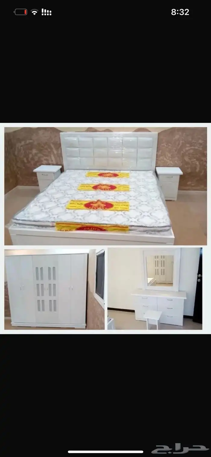 غرف نوم جاهزه 1600مع تركيب توصيل عروض يوم الوطني 17