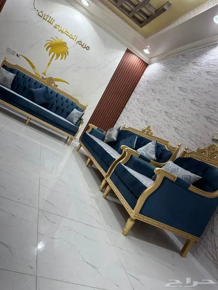 كنب جديد من المصنع ملكي كلاسيك ومتصل 6