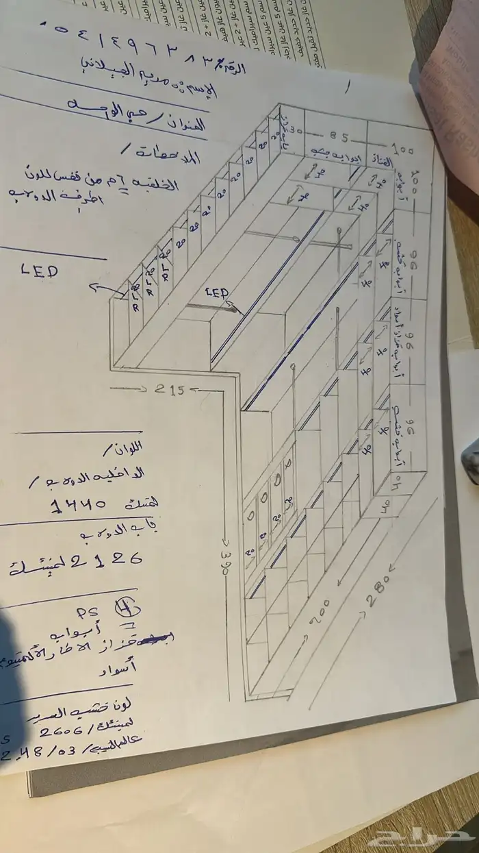 خزائن ملابس ديكورات مستلزمات دواليب تفصيل عل حسب الطلب 14