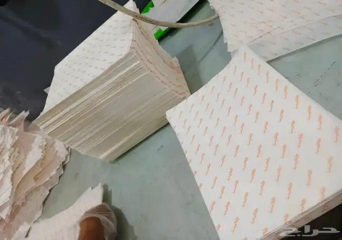 طباعة ورق زبده ورق ساندوش ورق تغليف ورق صينيه ورق زبدةطباعه 11