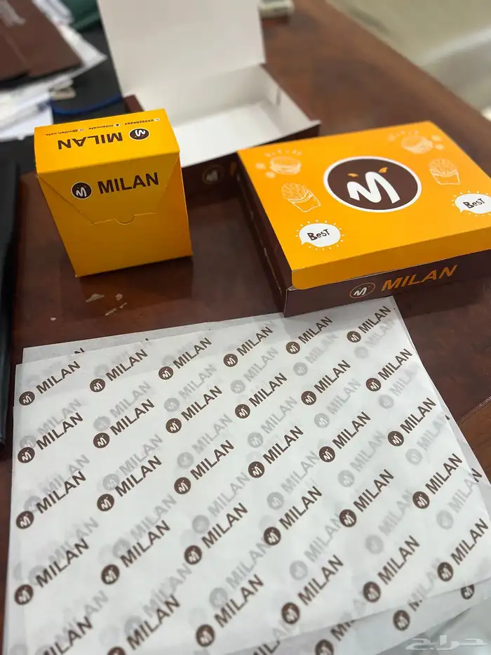 طباعة ورق زبده ورق ساندوش ورق تغليف ورق صينيه ورق زبدةطباعه 14