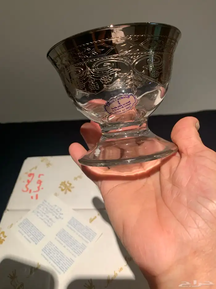 كرستال قصور فضي وكذلك ذهبي إيطالي جديد ثمين صنع يدوي 20