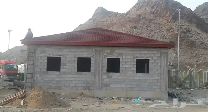 بيت شعر قرميد مظلات سواتر 2
