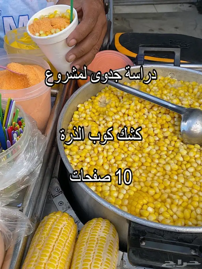 دراسة جدوى لمشروع كشك ذرة بسطة رمضان 0