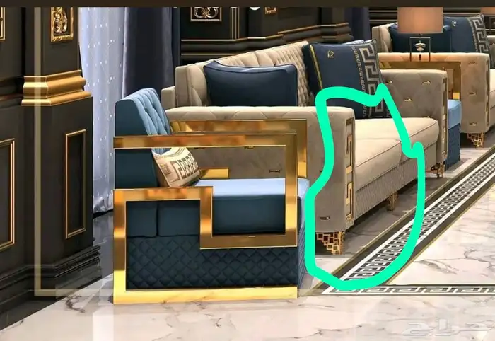 كنب غرف مطابخ تجهيز فلل شقق حضانه مطاعم 84