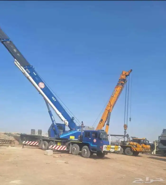 رافعة كرين ونش كرينات روافع للايجار سطحات بوم تراك 5