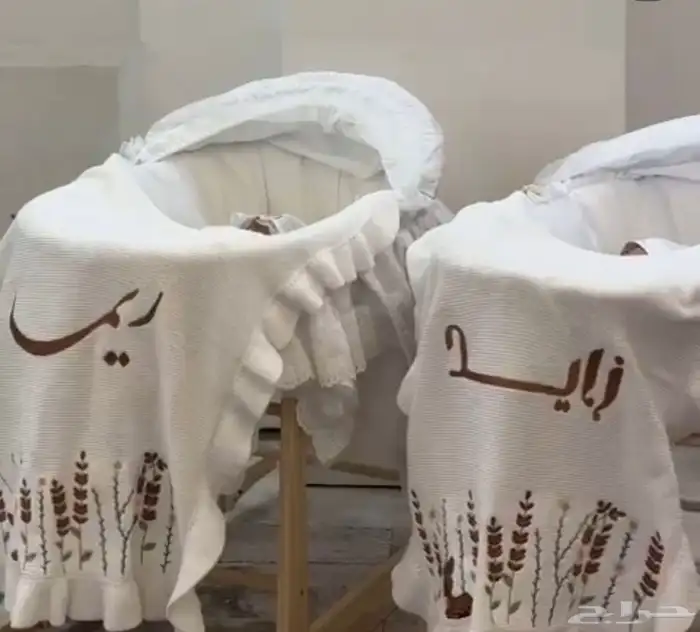 تطريز مدسات أطقم مواليد 3