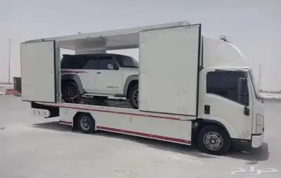 سطحات خاصة مغلقة لنقل السيارات من الامارات الى السعودية 2