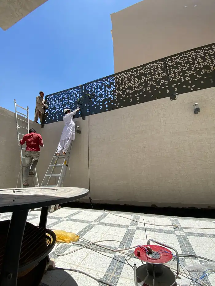 قص ليزر ساتر ليزر واجهات ليزر جلسات خارجيه 2