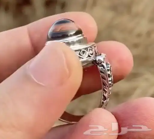 خواتم فضة خالص نوادر تحف فنيه احجار كريمة 77