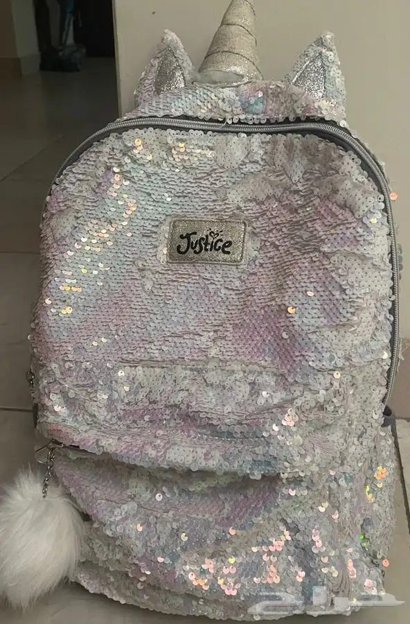 حقيبة مدرسيه ماركة جستيس (justice ) نظيفه جذا 0