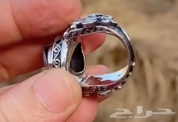 خواتم فضة خالص نوادر تحف فنيه احجار كريمة 72