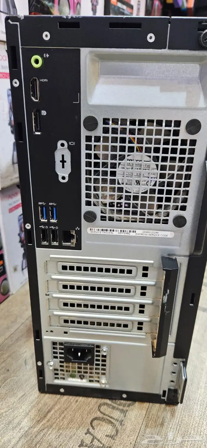 كمبيوتر مكتبي كامل dell معالج i3 مع شاشه لوحة مفاتيح و ماوس 4