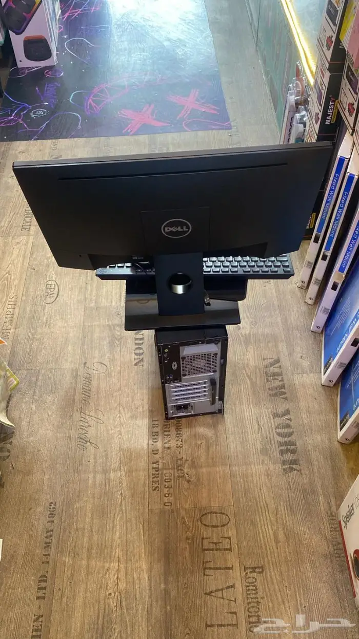 كمبيوتر مكتبي كامل dell معالج i3 مع شاشه لوحة مفاتيح و ماوس 6