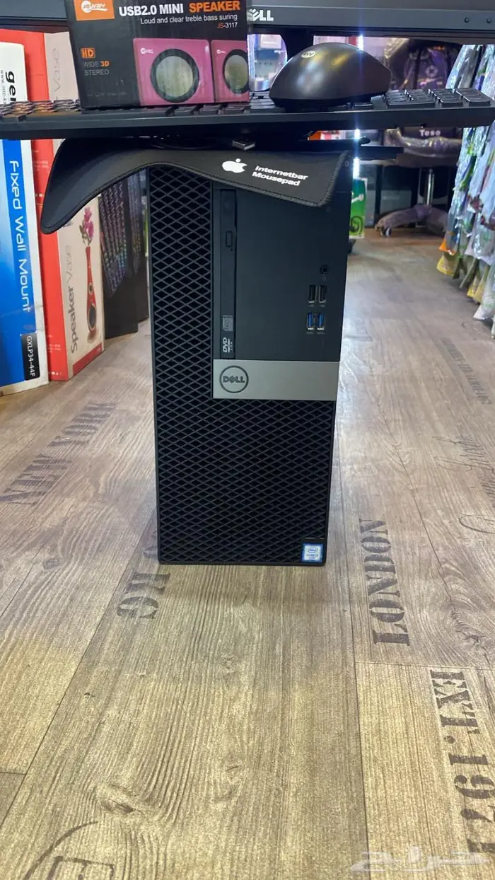 كمبيوتر مكتبي كامل dell معالج i3 مع شاشه لوحة مفاتيح و ماوس 5
