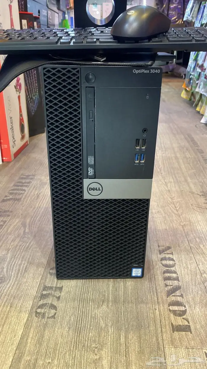 كمبيوتر مكتبي كامل dell معالج i3 مع شاشه لوحة مفاتيح و ماوس 3