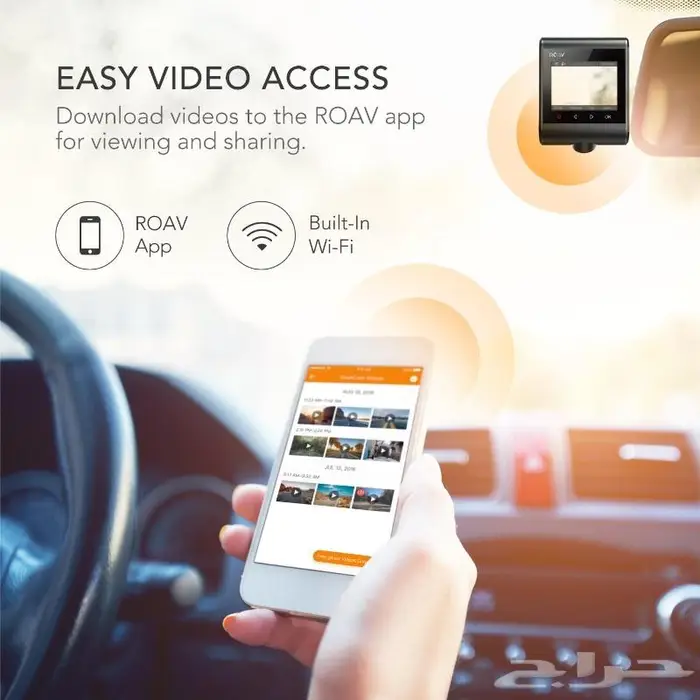 داش كام أنكر C1 Pro   2K وضوح عالي   GPS   واي فاي 4