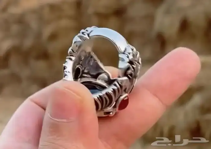 خواتم فضة خالص نوادر تحف فنيه احجار كريمة 92