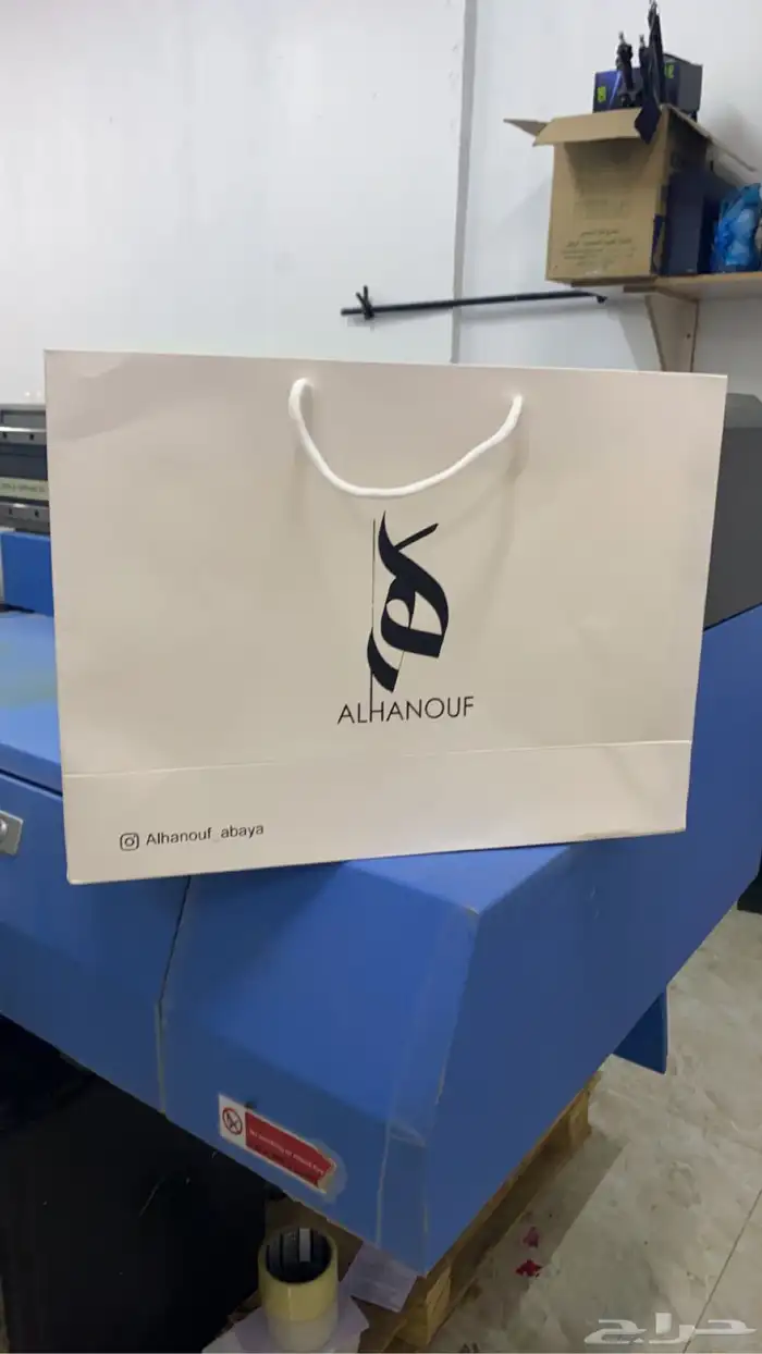 مطابع طباعة دعاية واعلان بوكسات اكواب اكياس شرايط ليبل قماش 92