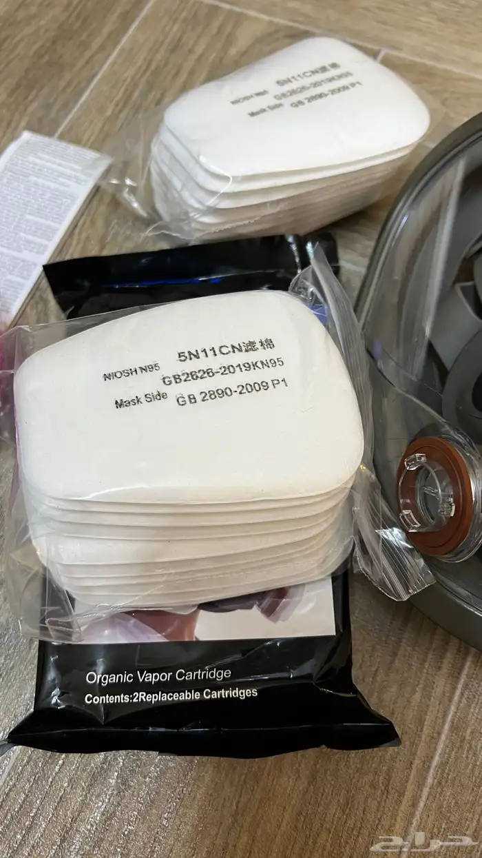 قناع حماية غاز للتنفس الكيميائي لكامل الوجه 3