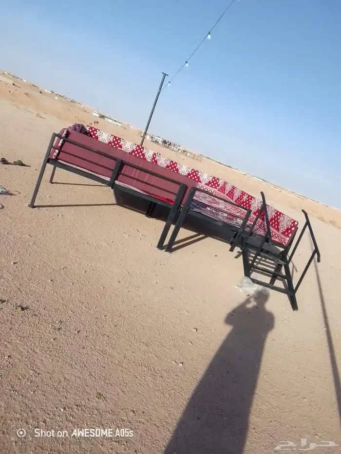 دكات حديد وغرف خشب 7