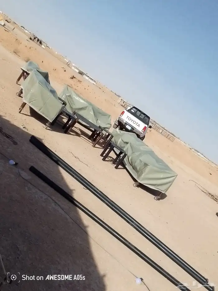 دكات حديد وغرف خشب 1