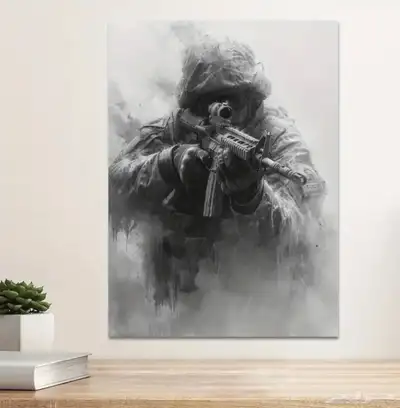لوحة جندي call of duty 0