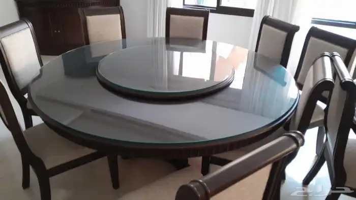 طاولة طعام مدورة (عدد 2) 0