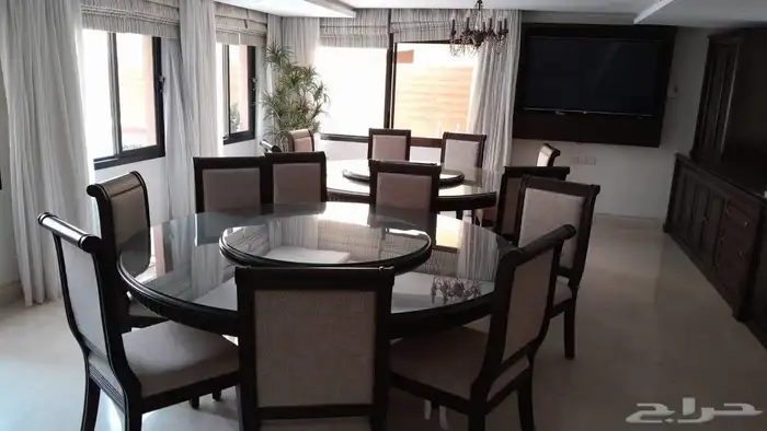 طاولة طعام مدورة (عدد 2) 3