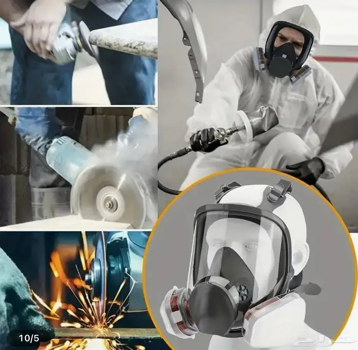 قناع حماية غاز للتنفس الكيميائي لكامل الوجه 1