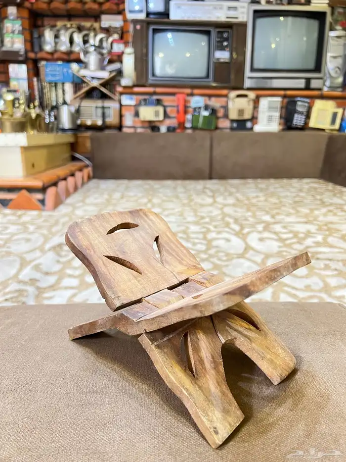 حامل مصحف خشب طبيعي قديم 4